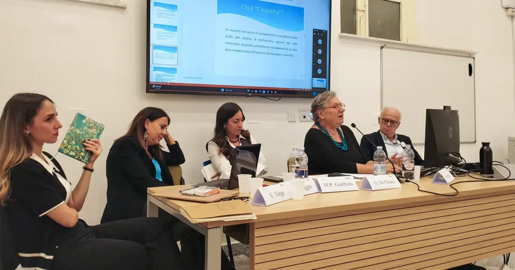 Relatori durante il convegno “La formazione del mediatore” al Dipartimento di Giurisprudenza dell’Università di Palermo
