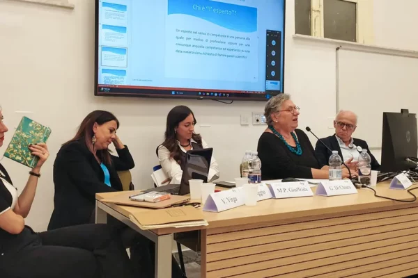 Relatori durante il convegno “La formazione del mediatore” al Dipartimento di Giurisprudenza dell’Università di Palermo